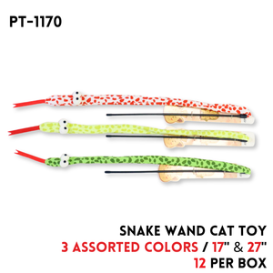 Pet Toy Cat Teaser, 17"&27", 3 colors
