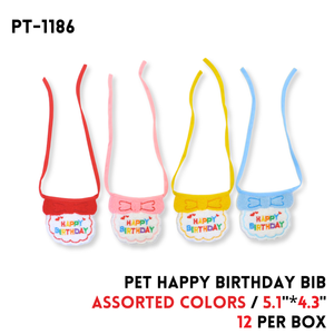 Pet Toy Birthday Neck Gaiter, 5.1"x4.3"