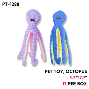 Pet Toy, Octopus, 17.7"x4.7"