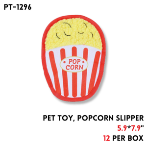 Pet Toy, PopCorn Slipper, 7.9"x5.9"