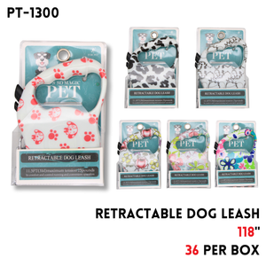Retractable Dog Leash 118"
