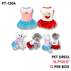 Pet Dress, 2 Colors, 15.7”x20.5"