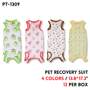 Pet Recovery Suit, 4 Colors, 13.8"x17.3"