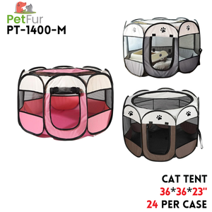 Cat Tent-M, 36"x36"x23",Canvas, 600D Oxford cloth,3 colors A