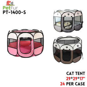 Cat Tent-S, 29"x29"x17",Canvas, 600D Oxford cloth,3 colors A