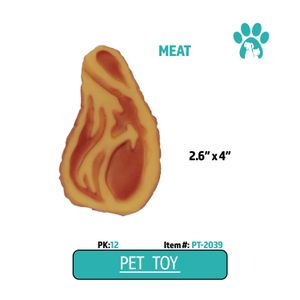 Pet Toy (meat) 4" long
