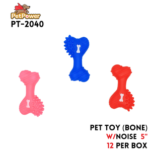 Pet Toy (plastic bone) assorted colors