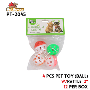 Pet Toy (Balls assorted colors 1.5" diameters)
