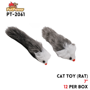 Pet Toy (Rat gray) 7"long