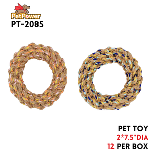 Pet Toy 7.5" diameter  x2" thickeness