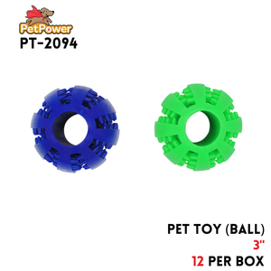 Pet Toy (Balls assorted colors) 3" diameters