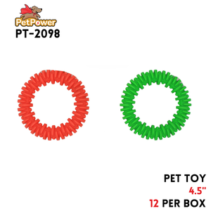 Pet Toy assorted colors 4.5" diameters