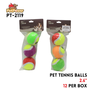 Pet Tennis Balls 2.6"Dia