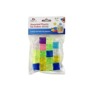 Plastic Ice Cube Mixed 0.7",800G,Plastic