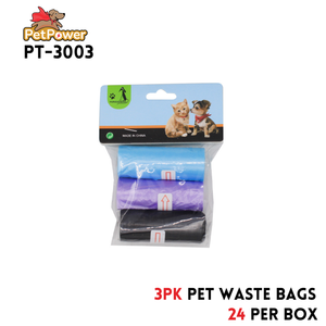 Pet Waste Bag (3pk bags)
