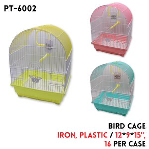 Bird Cage12"x9??x15" Iron+Plastic0