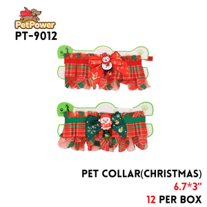 Pet Christmas Collars 6.7"x3"