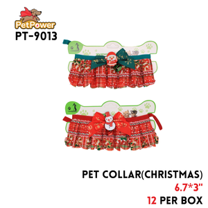 Pet Christmas Collars 6.7"x3"