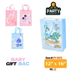 12"x16"x 4.5" Baby Gift Bag
