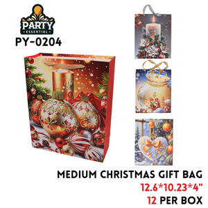 Christmas Gift Bag MED 12.6"x10.23"x4"