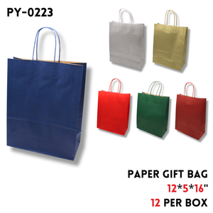 gift bags in Kraft paper 12.2"x16.5"x4.5"