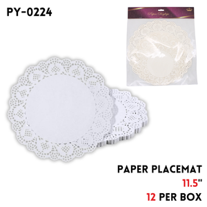 paper placemat 12pc  11.5"