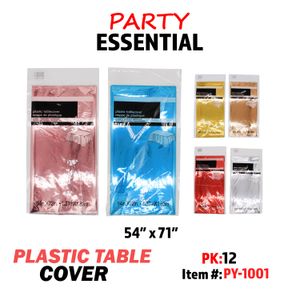 54x71" Plastic Tablecloth