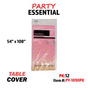 Plastic Table Cloth 54x108" ASSORTED