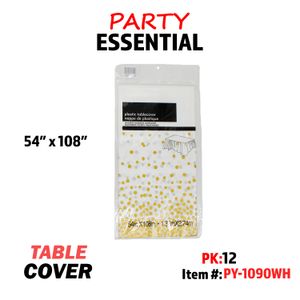 Plastic Table Cloth 54x108"