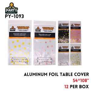 Foil Table Cloth 54x108"