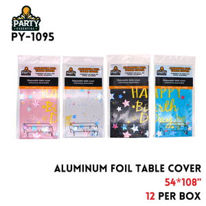 Foil Table Cloth 54x108"
