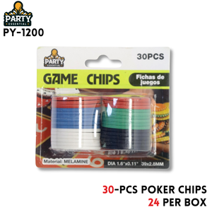 30pcs Poker Chips