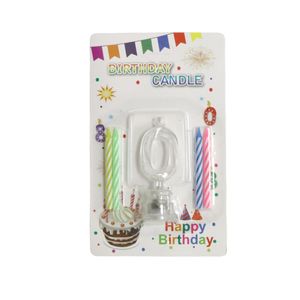 Flashing Number 0 Candle Holder