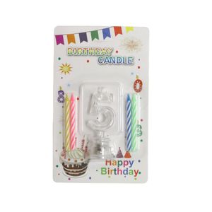 Flashing Number 5 Candle Holder