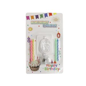 Flashing Number 6 Candle Holder