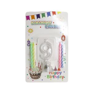 Flashing Number 9 Candle Holder