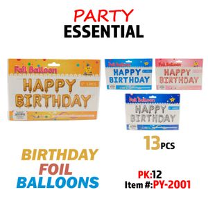 Happy Birthday Foil Balloons