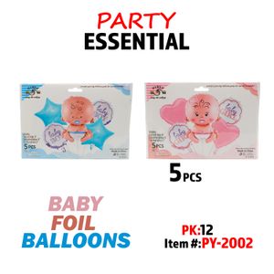 5pcs Baby Foil Balloons