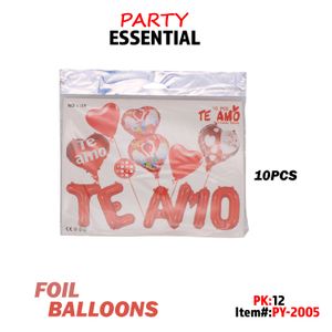 Foil Balloons (Love) 10PC Set