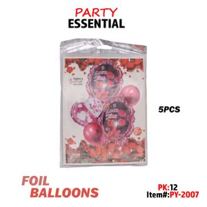 Foil Balloons (I love you) 5PC Set