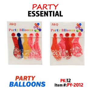 12" 5pcs Party Balloons