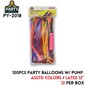 100pcs Party Balloons 27",1.2/pcs,Latex, Asste colors