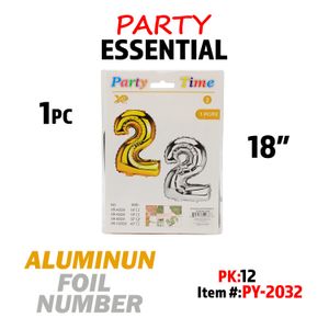 18"Aluminum Balloon Number 2