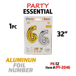 32"Aluminum Balloon Number 6