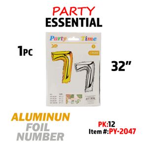 32"Aluminum Balloon Number 7