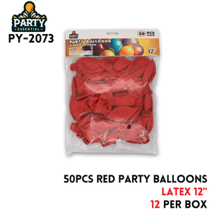 50pcs Red Party Balloons 12",2.2g/pcs,Latex