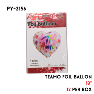 1pc  I LOVE YOU in Spanish Foil Balloon 18"D,hydrogen