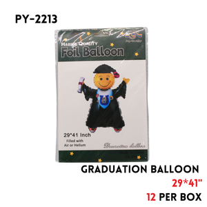 1pc Graduate Doctor, Foil Balloon 29"x41" hydrogen