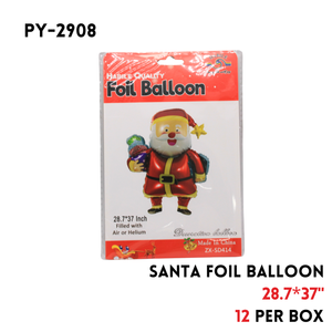 1pc Santa ClausFoil Balloon 28.7"x37"hydrogen balloon