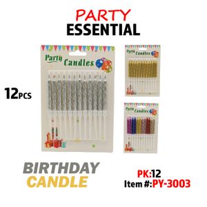 12pcs Birthday Candle